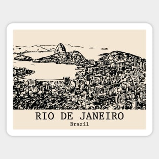 Rio de Janeiro - Brazil Magnet